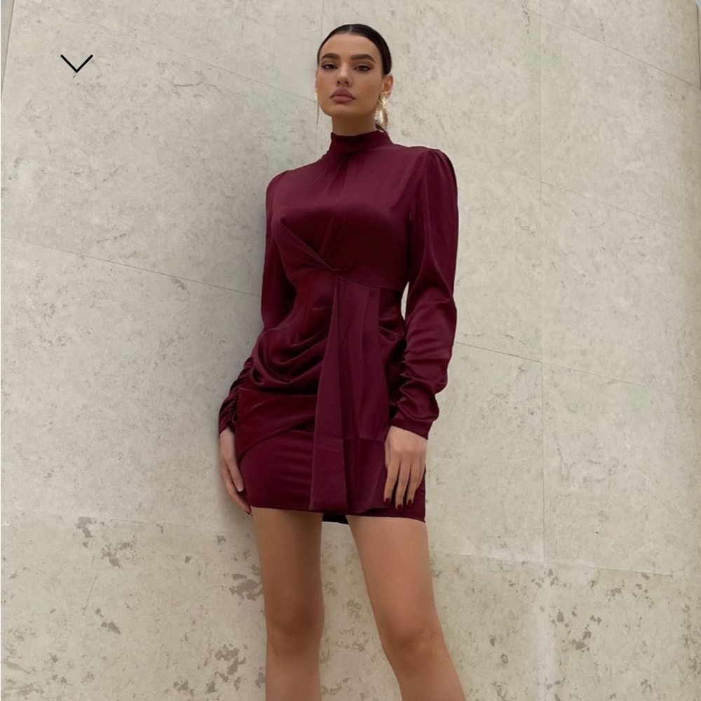 Burgundy Dress
